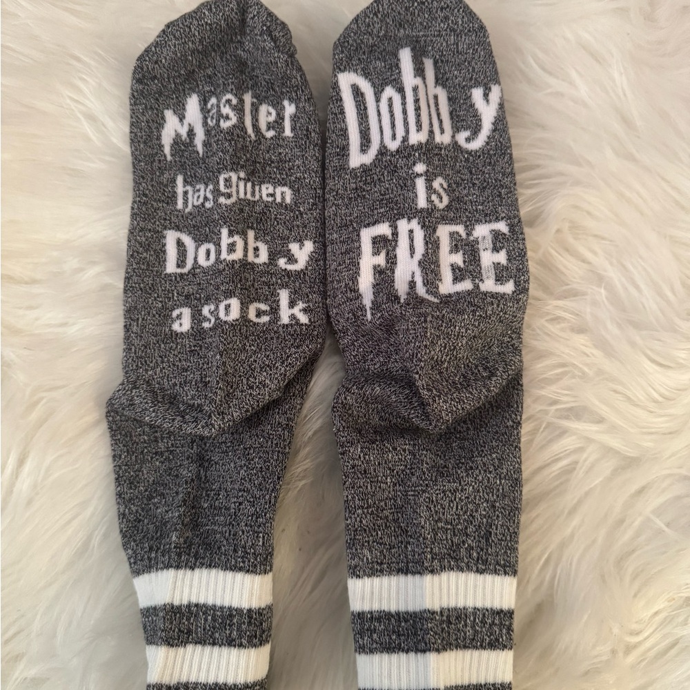 Grey Novelty Socks